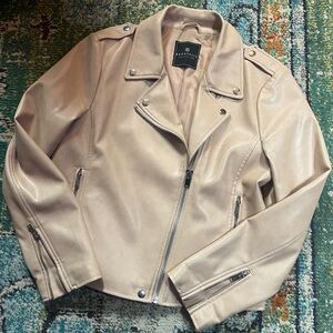 Bagatelle Light Tan Leather Jacket